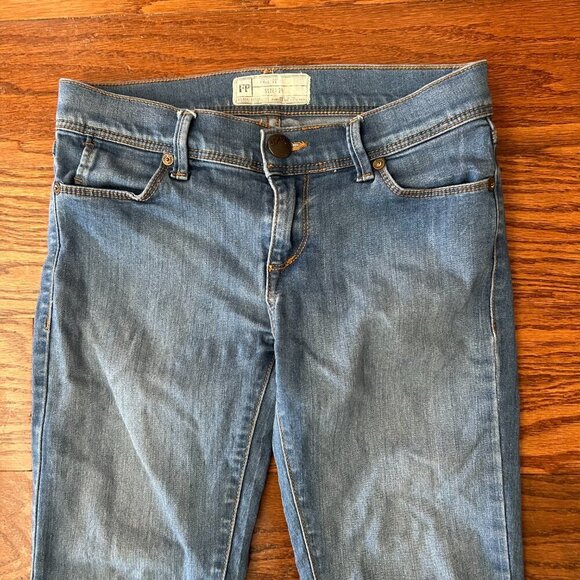 Free People Denim Jeans Size 25 Skinny Jeans Size 0 Made in USA - Picture 3 of 7